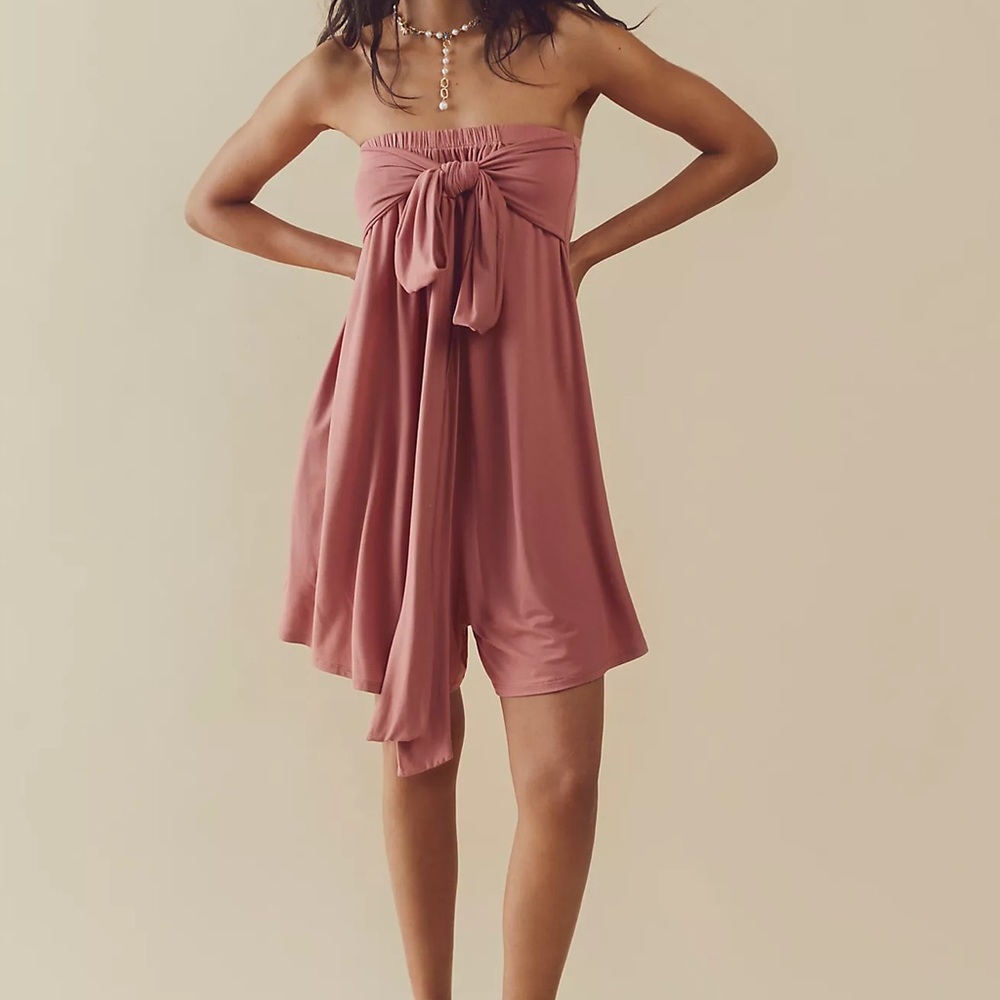 Free People Dusty Rose Romper